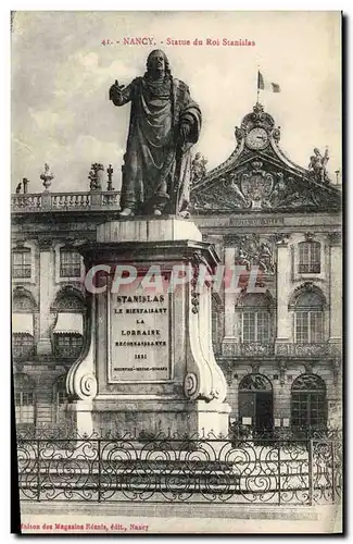 Cartes postales Nancy Statue du Roi Stanislas