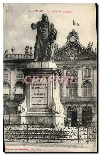 Cartes postales Nancy Statue du Roi Stanislas