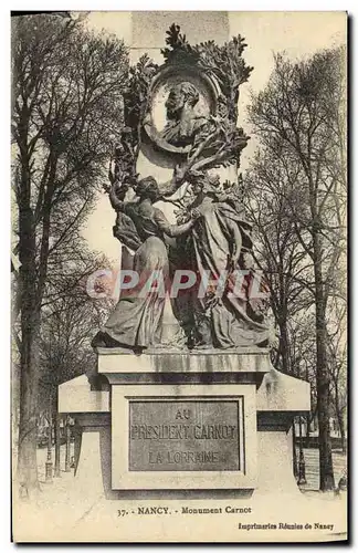 Cartes postales Nancy Monument Carnot