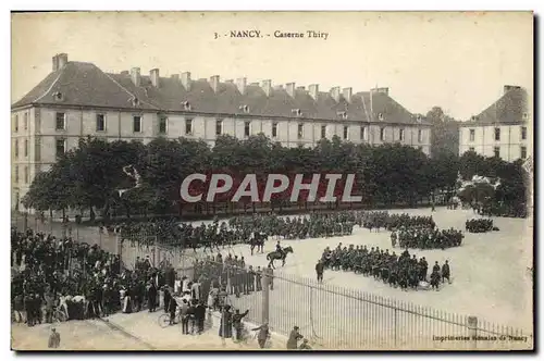 Cartes postales Nancy Caserne Thiry Militaria