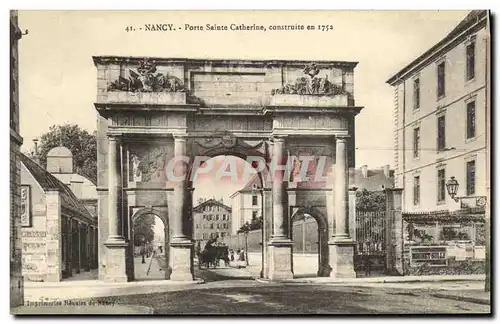 Cartes postales Nancy Porte Sainte Catherine