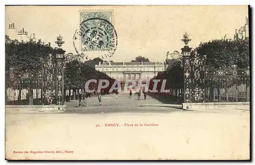 Cartes postales Nancy Place de la Carriere