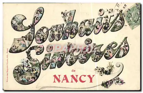 Cartes postales Nancy Souhaits sinceres