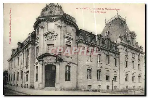 Cartes postales Nancy Institut de Mathematiques et de Physique