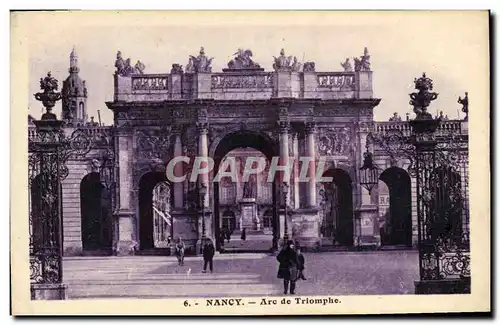 Cartes postales Nancy Arc de Triomphe