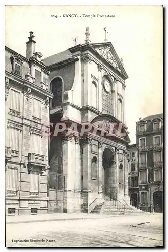 Cartes postales Nancy Temple Protestant