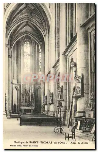 Ansichtskarte AK Basilique de Saint Nicolas du Port Allee de Droite