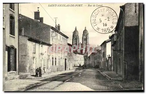 Cartes postales Saint Nicolas du Port Rue de Laval