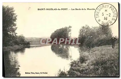 Ansichtskarte AK Saint Nicolas du Port Les Bords de la Meurthe