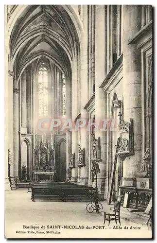 Ansichtskarte AK Basilique de Saint Nicolas du Port Allee de Droite