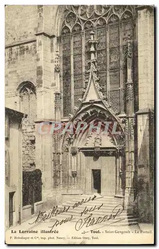 Cartes postales Toul Saint Gengoult Le Portail