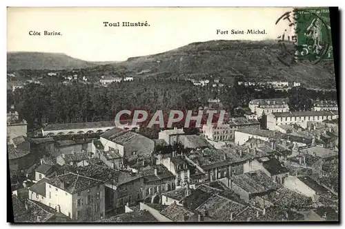 Cartes postales Toul Cote Barine Fort Saint Michel