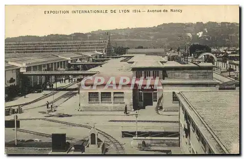 Cartes postales Lyon Avenue de Nancy Exposition internationale de 1914