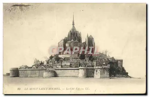 Cartes postales Mont Saint Michel La Cote Est