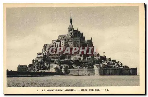 Ansichtskarte AK La Mont Saint Michel Cote Sud Est