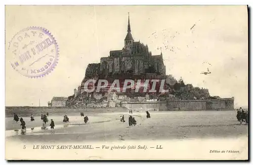 Ansichtskarte AK La Mont Saint Michel Vue Generale