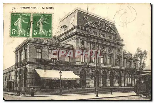 Cartes postales Cherbourg Le Theatre