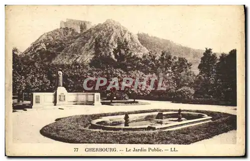 Cartes postales Cherbourg Le Jardin Public