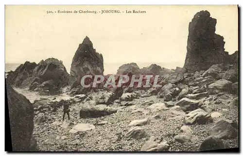 Ansichtskarte AK Environs de Cherbourg Jobourg Les Rochers