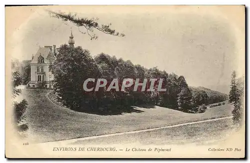 Ansichtskarte AK Environs de Cherbourg Le Chateau de Pepinvast Facade