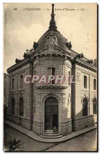 Cartes postales Avranches La Caisse d Epargne