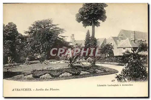 Cartes postales Avranches Jardin des Plantes