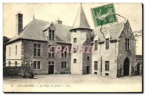 Ansichtskarte AK Avranches Le Palais de Justice