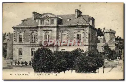 Cartes postales Avranches L Hotel de Ville