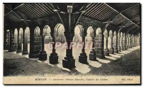 Ansichtskarte AK Mortain Ancienne Abbaye Blanche Galerie du Cloitre