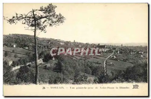 Cartes postales Mortain Vue Generale Prise de Notre Dame la Blanche