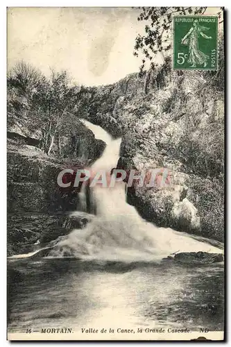 Cartes postales Mortain Vallee de la Cance la Grande cascade