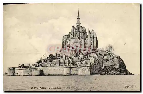 Cartes postales Mont Saint Michel Cote de l Est