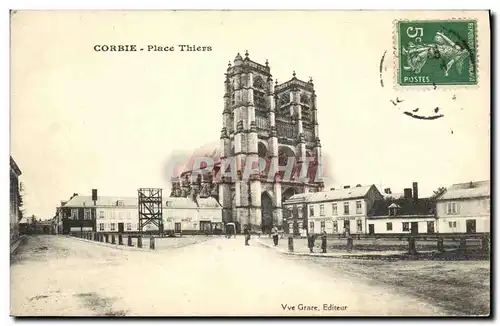 Cartes postales Corbie Place Thiers