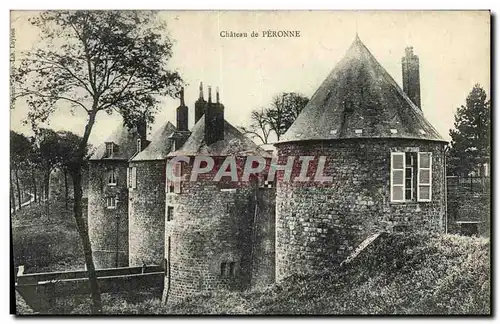 Cartes postales Peronne Chateau