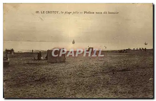 Ansichtskarte AK Le Crotoy La Plage Jolie