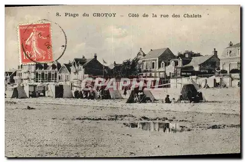 Cartes postales Le Crotoy Cote de la rue des Chalets