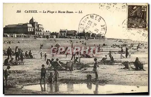 Ansichtskarte AK Cayeux La Plage Maree Basse