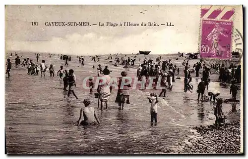 Cartes postales Cayeux Sur Mer La Plage a L Heure du Bain