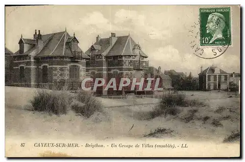 Cartes postales Cayeux Sur Mer Brigthon Un Groupe de Villas