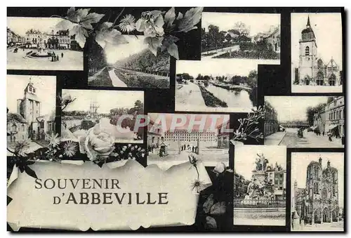 Cartes postales Abbeville Souvenir