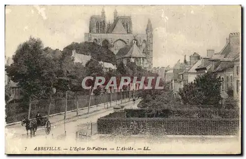 Cartes postales Abbeville L Eglise St Vulfran L Abside