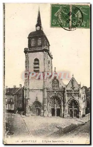 Cartes postales Abbeville L Eglise Saint Gilles