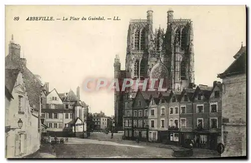 Cartes postales Abbeville La Place du Guindal