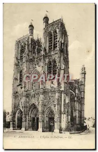 Cartes postales Abbeville L Eglise St Vulfran