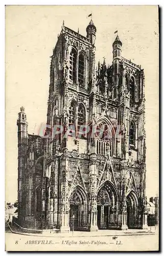 Cartes postales Abbeville L Eglise Saint Vulfran