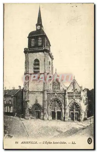 Cartes postales Abbeville L Eglise Saint Gilles