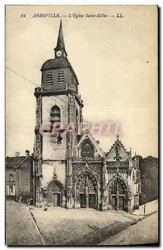 Cartes postales Abbeville L Eglise Saint Gilles