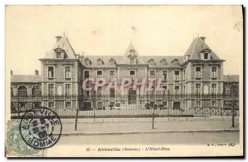 Cartes postales Abbeville L Hotel Dieu