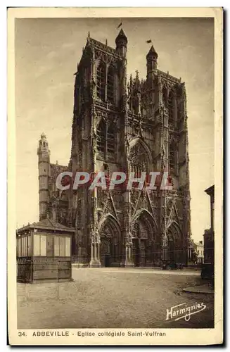 Cartes postales Abbeville Eglise Collegiale Saint Vulfran