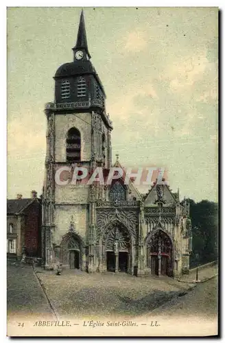 Cartes postales Abbeville L Eglise Saint Gilles